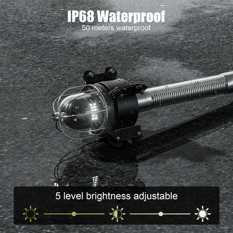 Sewer Pipe Inspection Camera 360 Rotating 10″inch IPS with 50m/80m/100m Cable Diameter ø7mm 512HZ Transmitter Locator Meter Counter Keyboard